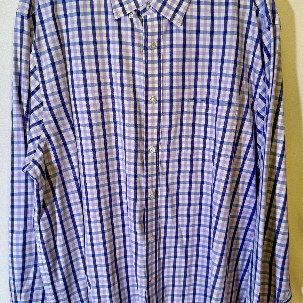 Daniel Cremieux Lavender & Blue Gingham Button-Down